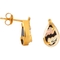 Black Hills Gold 10K Black Onyx Earrings - Image 2 of 3