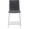 Zuo Modern Uppsala Counter Chair Graphite 2 Pk. - Image 3 of 8