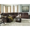 Ashley Luttrell 6 Pc. Sectional with 3 Recliners and Storage Console - Image 1 of 2