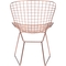 Zuo Modern Wire Dining Chair Rose Gold (Set of 2) - Image 3 of 4