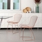 Zuo Modern Wire Dining Chair Rose Gold (Set of 2) - Image 4 of 4