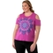 Cherokee Plus Size Cold Shoulder Tee - Image 1 of 2