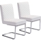 Zuo Modern Quilt Armless Dining Chair 2 Pk. - Image 1 of 8