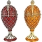 Design Toscano Grand Trophy Collection Romanov Style Enameled Egg Set - Image 2 of 3