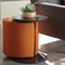 Coaster Accent Table with Orange Ottoman - Image 2 of 2