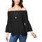 Style & Co. Petite Off The Shoulder Cotton Eyelet Top - Image 1 of 2