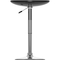 CorLiving DAW-700-T Adjustable Height Round Bar Table in Glossy Black - Image 3 of 4