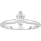 14K White Gold 1/2 Ct. Marquise Cut Diamond Solitaire Ring - Image 1 of 2