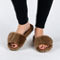 Journee Collection Women's Faux Fur Shadow Slipper - Image 5 of 5