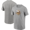 Men's Nike Heathered Gray Minnesota Vikings Primary Logo T-Shirt - Image 2 of 4