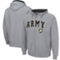 Colosseum Men's Heathered Gray Army Black Knights Arch & Logo 3.0 Full-Zip Hoodie - Image 2 of 4