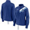 Nike Women's Royal Brooklyn Dodgers Cooperstown Collection Rewind Stripe Performance Half-Zip Pullover - Image 1 of 4
