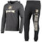 Men's Concepts Sport Heathered Black/Heathered Charcoal Army Black Knights Meter Long Sleeve Hoodie T-Shirt & Jogger Pants Set - Image 1 of 4