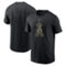 Men's Nike Black Los Angeles Angels Camo Logo Team T-Shirt - Image 2 of 4
