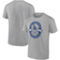 Fanatics Men's Fanatics Gray Los Angeles Dodgers Iconic Glory Bound T-Shirt - Image 1 of 4