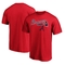 Fanatics Men's Fanatics Red Atlanta Braves Team Logo Lockup T-Shirt - Image 1 of 4
