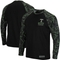 Men's Colosseum Black Tennessee Volunteers OHT Military Appreciation Camo Raglan Long Sleeve T-Shirt - Image 1 of 4