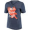 Under Armour Women's Heathered Navy Auburn Tigers V-Neck T-Shirt - Image 3 of 4