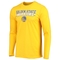 Men's Concepts Sport Gold/Royal Golden State Warriors Long Sleeve T-Shirt & Pants Sleep Set - Image 3 of 4