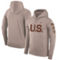 Nike Men's Oatmeal Army Black Knights Rivalry U.S. Therma Pullover Hoodie - Image 2 of 4