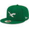 New Era Men's Kelly Green Philadelphia Eagles Omaha Throwback 59FIFTY Fitted Hat - Image 1 of 4