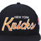 Mitchell & Ness Men's Black New York Knicks Hardwood Classics Script 2.0 Snapback Hat - Image 3 of 4