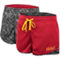 Colosseum Women's Cardinal/Charcoal USC Trojans Fun Stuff Reversible Shorts - Image 2 of 4