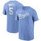 Nike Men's George Brett Light Blue Kansas City Royals Cooperstown Collection Name & Number T-Shirt - Image 1 of 4