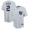 Nike Men's Derek Jeter White/Navy New York Yankees Home Replica Player Name Jersey - Image 1 of 4