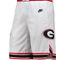 Nike Men's White Georgia Bulldogs Retro Replica Performance Basketball Shorts - Image 3 of 4