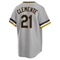 Nike Men's Roberto Clemente Gray Pittsburgh Pirates Road Cooperstown Collection Player Jersey - Image 4 of 4