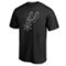 Fanatics Branded Men's Black San Antonio Spurs Primary Team Logo T-Shirt - Image 3 of 4