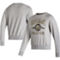 adidas Men's Heathered Gray Vegas Golden Knights Vintage Pullover Sweatshirt - Image 1 of 4
