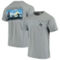 Image One Men's Gray Air Force Falcons Team Comfort Colors Campus Scenery T-Shirt - Image 1 of 4