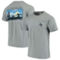 Image One Men's Gray Air Force Falcons Team Comfort Colors Campus Scenery T-Shirt - Image 2 of 4