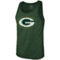 Majestic Threads Men's Aaron Rodgers Green Green Bay Packers Name & Number Tri-Blend Tank Top - Image 3 of 4