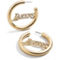 BaubleBar Women's Gold Los Angeles Lakers Logo Hoop Earrings - Image 1 of 3