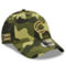 New Era Men's Camo Chicago Cubs 2022 Armed Forces Day 9FORTY Snapback Adjustable Hat - Image 1 of 4