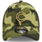 New Era Men's Camo Chicago Cubs 2022 Armed Forces Day 9FORTY Snapback Adjustable Hat - Image 3 of 4