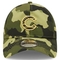 New Era Men's Camo Chicago Cubs 2022 Armed Forces Day 9TWENTY Adjustable Hat - Image 3 of 4
