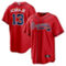 Nike Men's Ronald Acuna Jr. Red Atlanta Braves Alternate Replica Player Name Jersey - Image 1 of 4