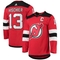 adidas Men's Nico Hischier Red New Jersey Devils Home Captain Patch Primegreen Authentic Pro Player Jersey - Image 1 of 4