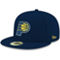 New Era Men's Navy Indiana Pacers Official Team Color 59FIFTY Fitted Hat - Image 2 of 4