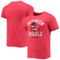Homefield Men's Heathered Red Georgia Bulldogs Vintage Between the Hedges T-Shirt - Image 1 of 4