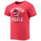 Homefield Men's Heathered Red Georgia Bulldogs Vintage Between the Hedges T-Shirt - Image 3 of 4