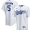 Nike Men's Freddie Freeman White Los Angeles Dodgers Replica Player Jersey - Image 2 of 4