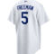 Nike Men's Freddie Freeman White Los Angeles Dodgers Replica Player Jersey - Image 4 of 4