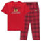 Concepts Sport Men's Red Chicago Blackhawks Big & Tall Lodge T-Shirt & Pants Sleep Set - Image 1 of 4