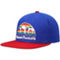 Mitchell & Ness Men's Royal/Red Denver Nuggets Hardwood Classics Team Two-Tone 2.0 Snapback Hat - Image 2 of 4