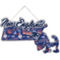 FOCO New England Patriots 10.5'' x 15'' Die-Cut State Sign - Image 1 of 2